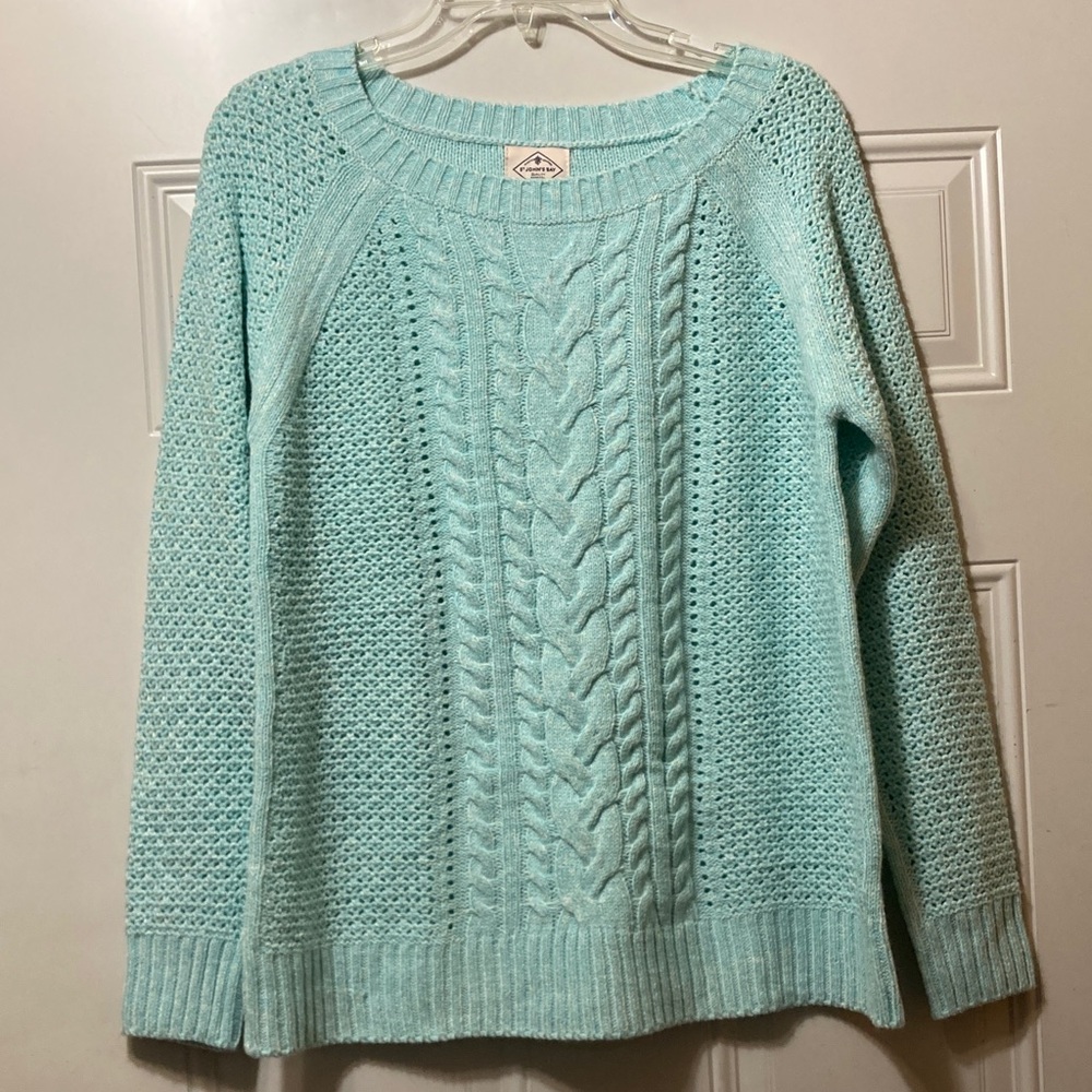 Women's Cable Knit Sweater M‎